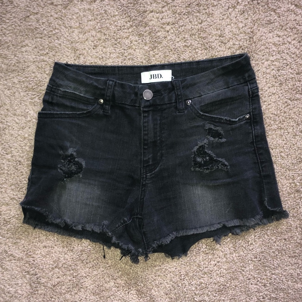 JBD Dark Grey Denim Cut-offs